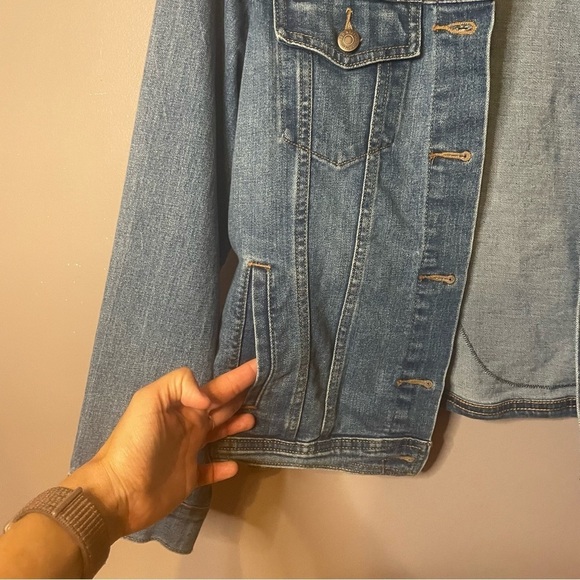 Old Navy Upcycled Custom Made Cowgirl Betty Boop Denim Jean Jacket Size XL Rodeo - Picture 3 of 6